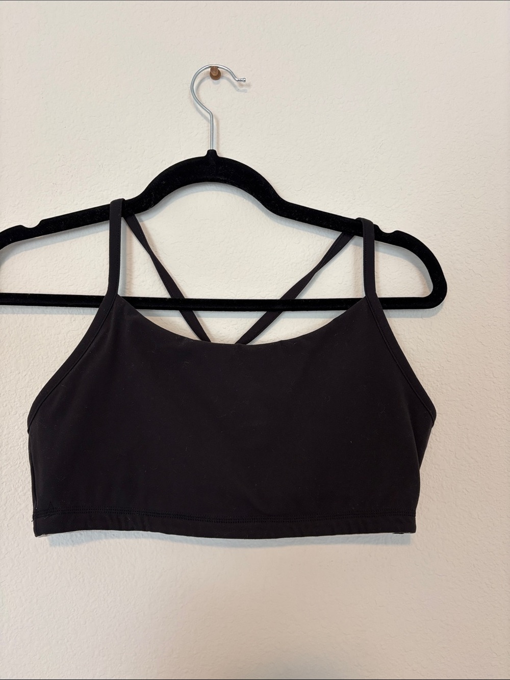 BUFFBUNNY High Roller Reversible Sports Bra Onyx Black / Stardust SIZE M